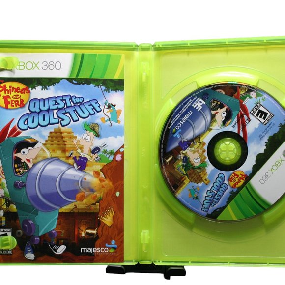 🎮Phineas and Ferb: Quest for Cool Stuff (Xbox 360, 2013) w/ Manual CIB Complete - Picture 3 of 3